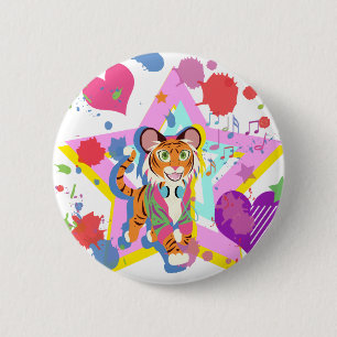 Tiger Cub Button