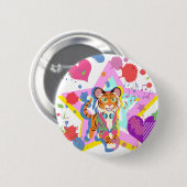 Tiger Cub Button (Vorne & Hinten)