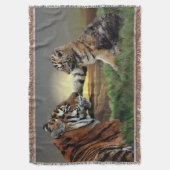 Tiger & Cub Digital Edition Blanket Decke (Vorderseite Vertikal)