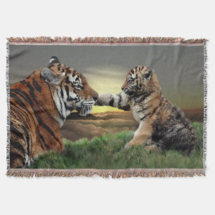 Tiger & Cub Digital Edition Wurfdecke Decke