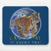 Tiger Cub, Earth Day Wildlife Protection Mousepad (Vorne)