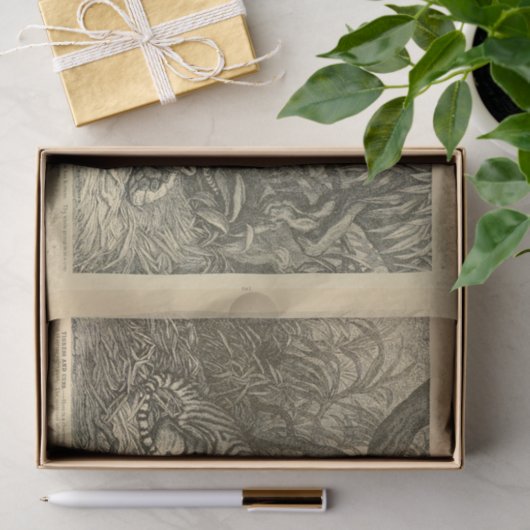 Tiger Cub Ephemera Decoupage Seidenpapier (Geschenk)