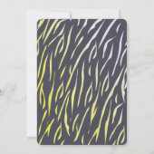 Tiger Cub Glow in the Dark Baby Shower Einladung (Rückseite)