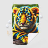 Tiger Cub Golfhandtuch (Insitu)