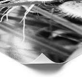 Tiger-Cub im Gras Fotodruck (Ecke)