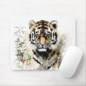Tiger Cub Ink Painting Mousepad (Mit Mouse)