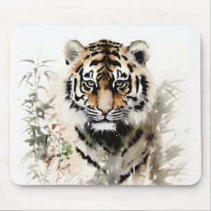 Tiger Cub Ink Painting Mousepad