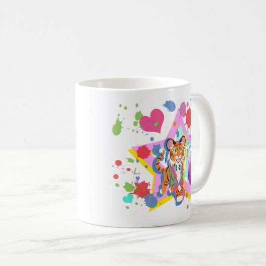 Tiger Cub Kaffeetasse (VorderseiteRechts)