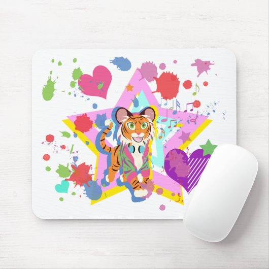 Tiger Cub Mousepad (Mit Mouse)