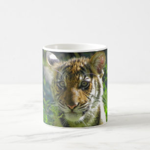 Tiger-CUB-Porträt 3 Kaffeetasse