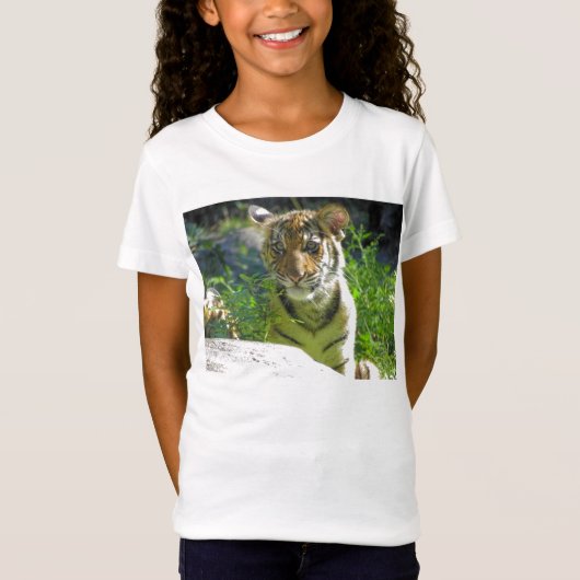 Tiger-CUB-Porträt 3 T-Shirt (Vorderseite)