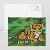 Tiger Cub Postcard Postkarte (Vorne/Hinten)