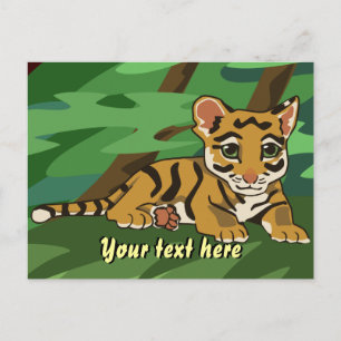 Tiger Cub Postcard Postkarte