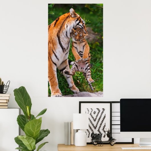 Tiger Cub Poster (Heimbüro)