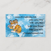 Tiger-CUB-Visitenkarte Visitenkarte (Rückseite)