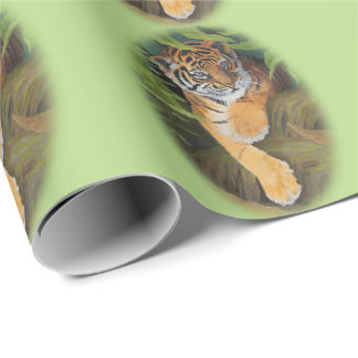 Tiger-CUBmattPackpapier, 30" x 6' Geschenkpapier