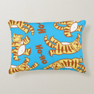 Tiger Cubs Cartoon: Funny Seamless. Dekokissen