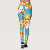 Tiger Cubs Cartoon: Funny Seamless. Leggings (Rückseite)