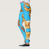 Tiger Cubs Cartoon: Funny Seamless. Leggings (Links)