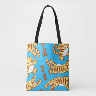 Tiger Cubs Cartoon: Funny Seamless. Tasche