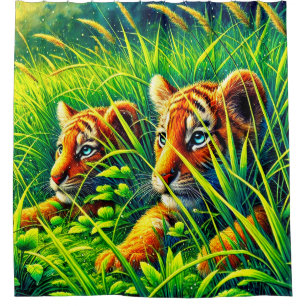 Tiger Cubs Duschvorhang