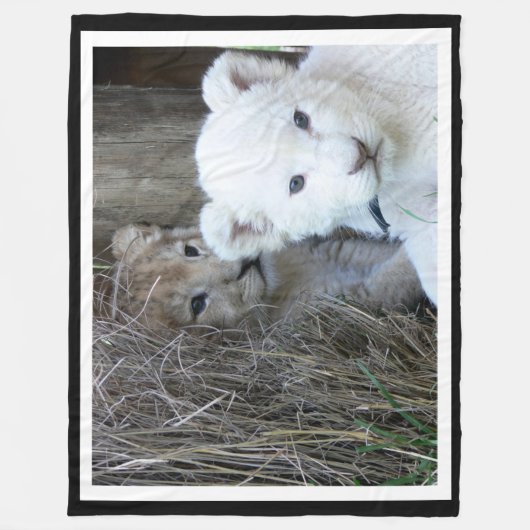 Tiger Cubs Fleecedecke (Vorderseite)