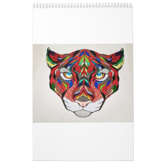 Tiger Customizable Calendar Kalender (Titelbild)