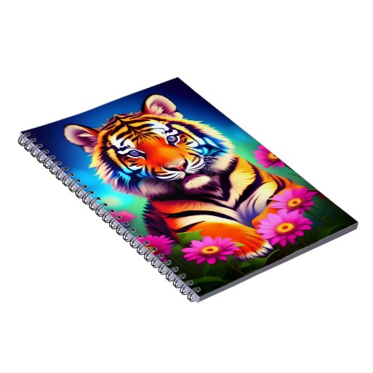 Tiger-Cut-Notebook Notizblock (Rechte Seite)