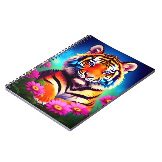 Tiger-Cut-Notebook Notizblock (Linke Seite)