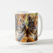 Tiger Cut Tasse Design (VorderseiteRechts)