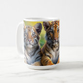 Tiger Cut Tasse Design (Vorderseite Links)