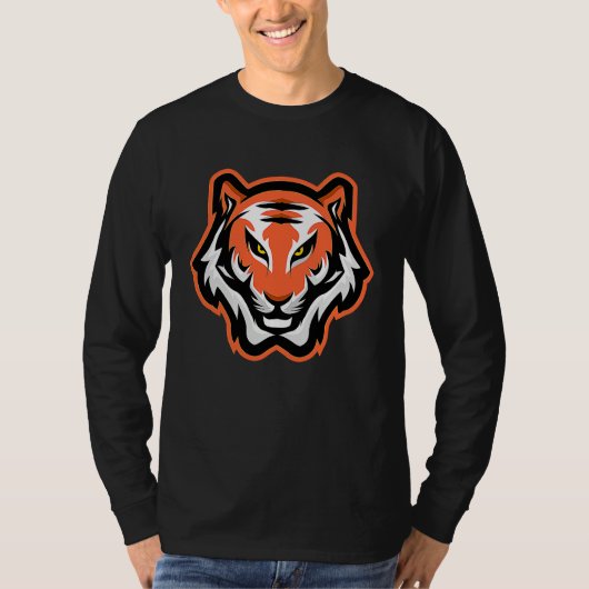 Tiger Cute Animal of Jungle Forest Tiger Graphic O T-Shirt (Vorderseite)