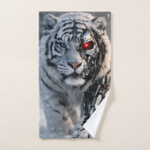 Tiger cybernetische Wildlife-Sci-Fi-Kunst