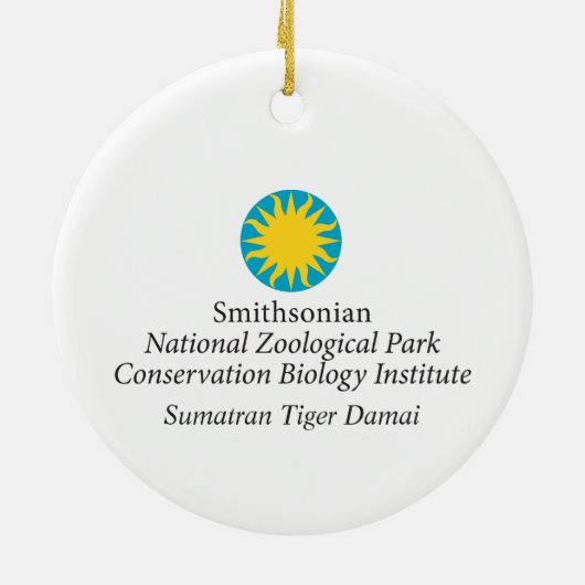 Tiger Damai Smithsonian | Sumatran Keramikornament (Hinten)