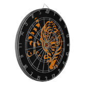 Tiger Dartscheibe (Vorderseite Links)