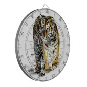 Tiger Dartscheibe (Vorderseite Links)