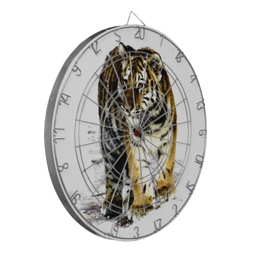 Tiger Dartscheibe (Vorderseite Links)