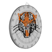 Tiger Dartscheibe (Vorderseite Links)