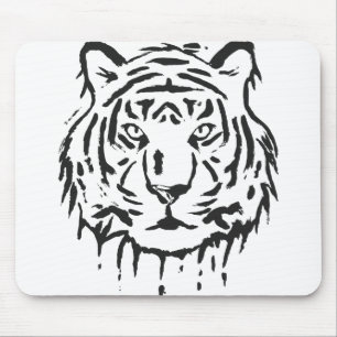 Tiger das Tiersymbol Predator Kat Zoo gefährlich Mousepad