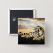 Tiger Dawn Button (Vorne & Hinten)