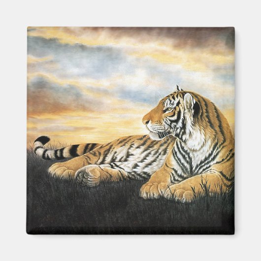Tiger Dawn Magnet (Vorne)