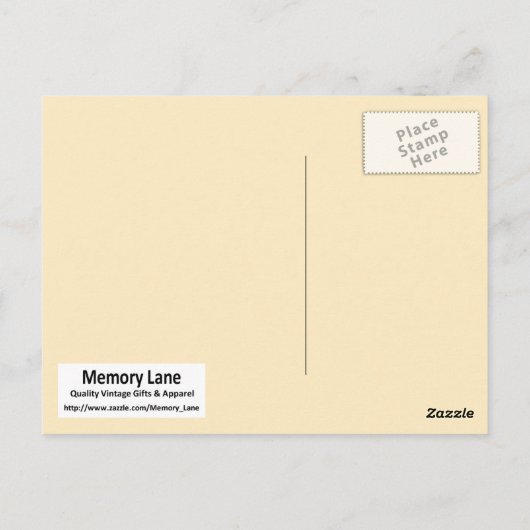 Tiger Dawn Postkarte (Rückseite)