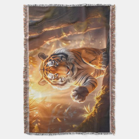 Tiger Decke (Vorderseite Vertikal)