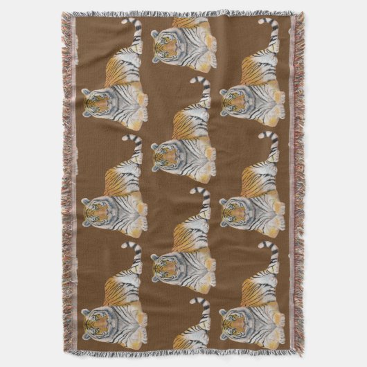 Tiger Decke (Vorderseite Vertikal)