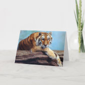 Tiger "Denken Sie an Sie" Karte (Vorderseite)
