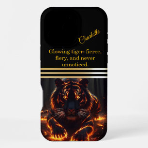 Tiger, der in den Schatten schleicht iPhone 16 Pro Max Hülle