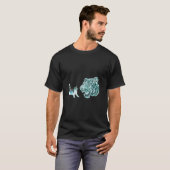 Tiger der König des Dschungels und Tiere T-Shirt (Vorne ganz)