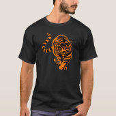 TIGER DER KÖNIG OF JUNGLE T-Shirt (Vorderseite)