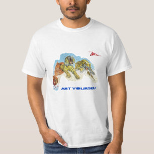 Tiger der Kunst-sich - in den Träumen T-Shirt