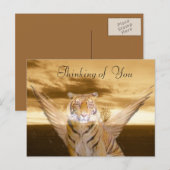 Tiger der Liebe_ Postkarte (Vorne/Hinten)
